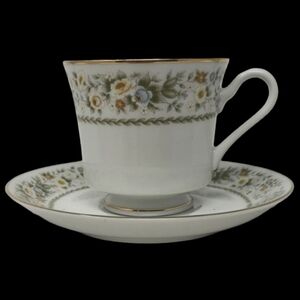 CUP AND SAUCER - LYNROSE #5153 FINE CHINA - JAPAN